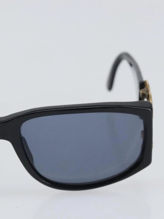 CHANEL Sunglasses plastic Black CC Auth main image 7